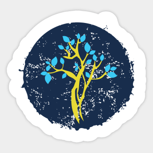 Old Tree Bonsai Springtime Sticker